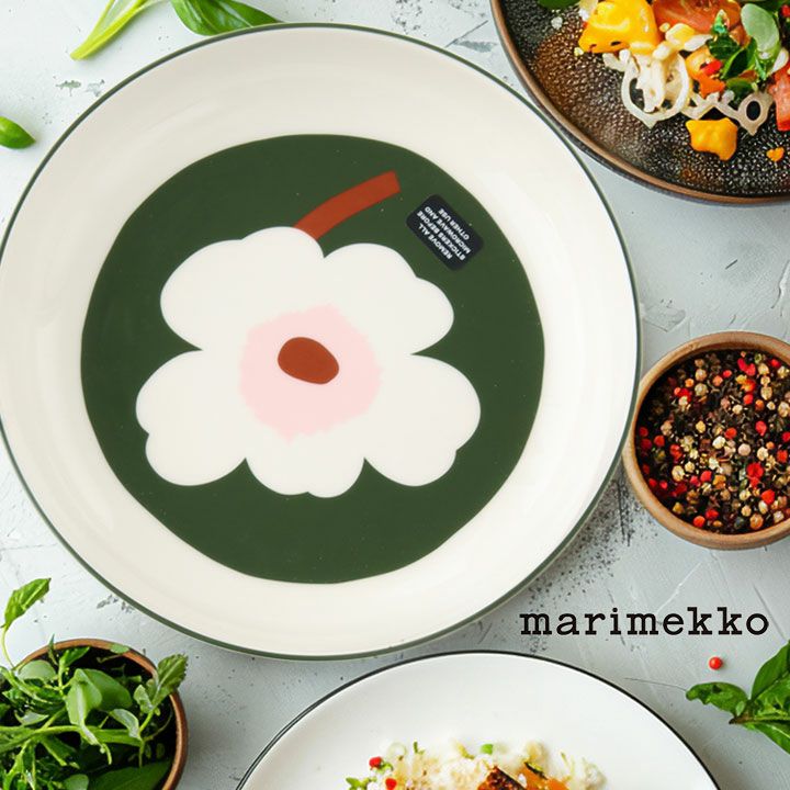 marimekko(マリメッコ) Unikko ディーププレート(52259-73855)の通販
