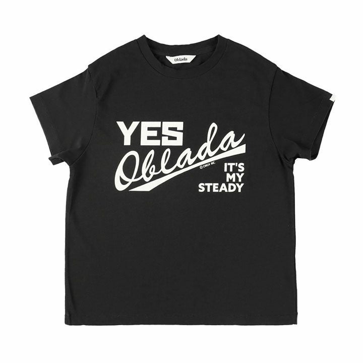 Oblada オブラダ★☆ ロゴTシャツ ブラック　YES OBLADA Oblada(オブラダ) YES OBLADA ロゴTシャツ(S2510CU11)の通販｜NEWS