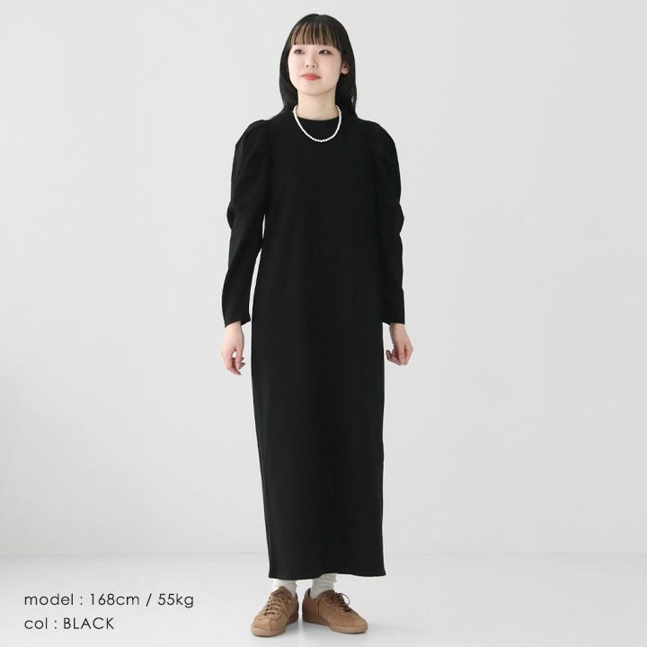 oblada SHIRRING DRESS ワンピース ブラック Oblada(オブラダ) シャーリングドレス(S2510OP01)の通販｜NEWS