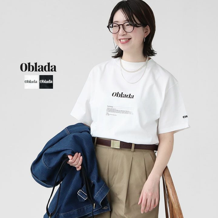 Oblada(オブラダ) NEWS別注 OBLADA ロゴTシャツ(OBLADA-NEWST)の通販