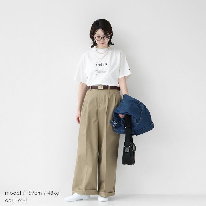 Oblada(オブラダ) NEWS別注 OBLADA ロゴTシャツ(OBLADA-NEWST)の通販