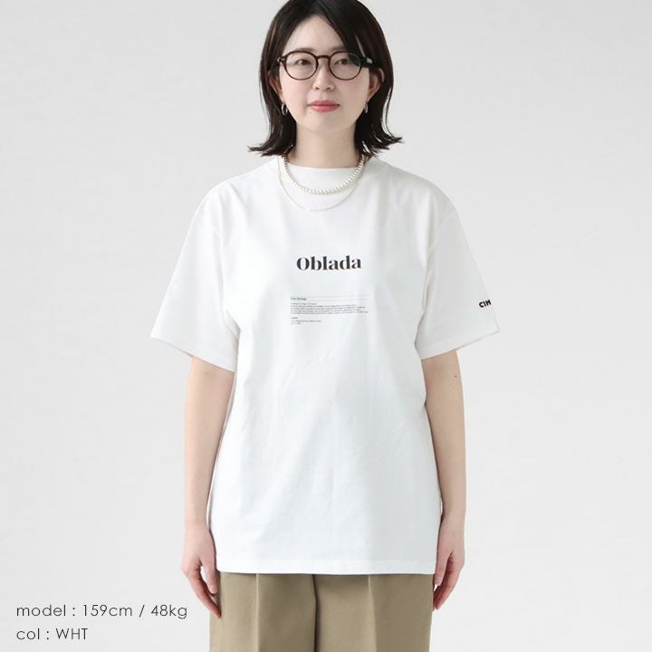 Oblada(オブラダ) NEWS別注 OBLADA ロゴTシャツ(OBLADA-NEWST)の通販