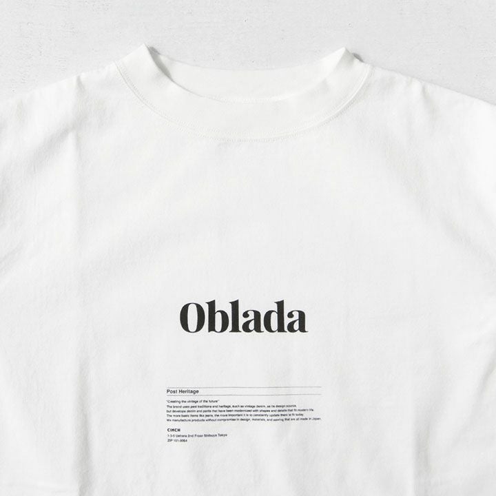 Oblada　NEWS別注 OBLADA ロゴTシャツ Oblada(オブラダ) NEWS別注 OBLADA ロゴTシャツ(OBLADA-NEWST)の通販