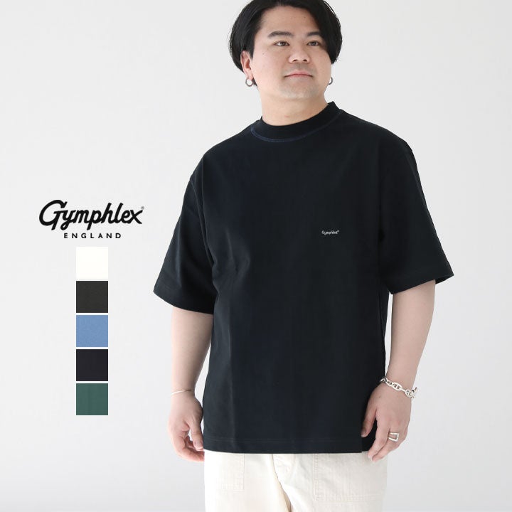 GYMPHLEX ジムフレックス｜ロゴ刺繍 半袖ビッグTシャツ MEN J-9271HWJ
