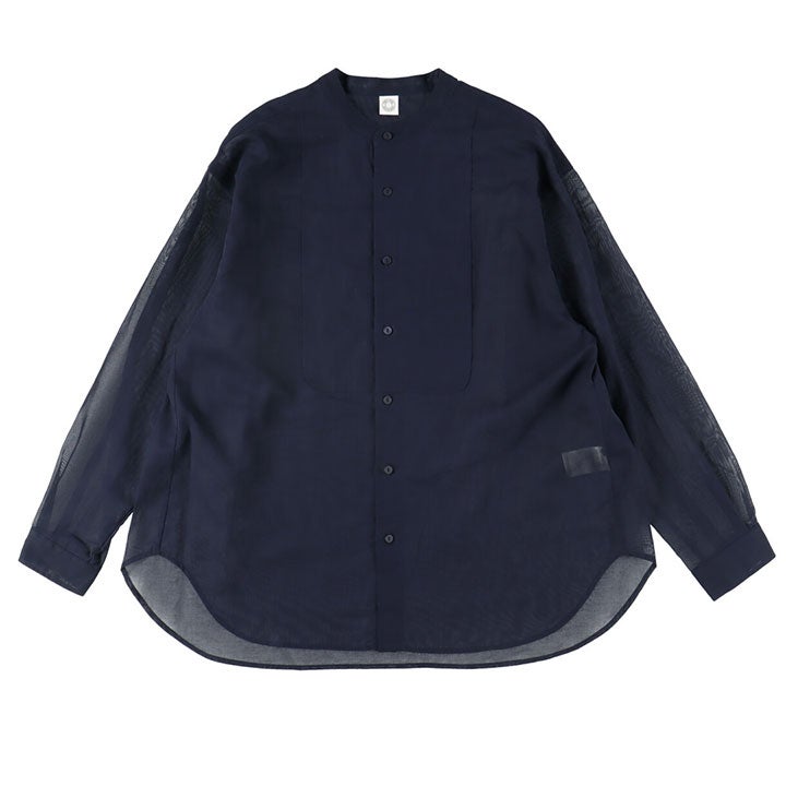 ORCIVAL オーシバル｜コットンボイル バンドカラーシャツ OR-B0270VOM