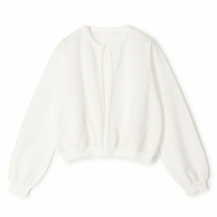 Ballsey(ボールジィ) ダブルフェイスノット クルーネックカーディガン