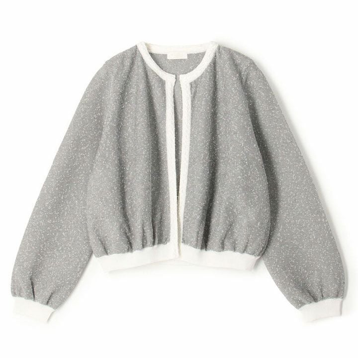Ballsey(ボールジィ) ダブルフェイスノット クルーネックカーディガン