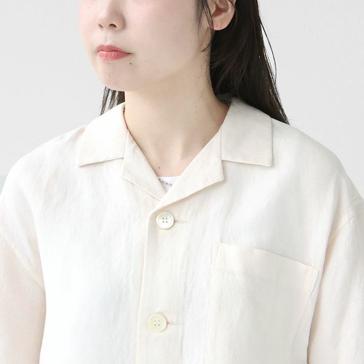 Le glazik(ル グラジック) オープンカラー半袖シャツ(LG-B0258LRC)の