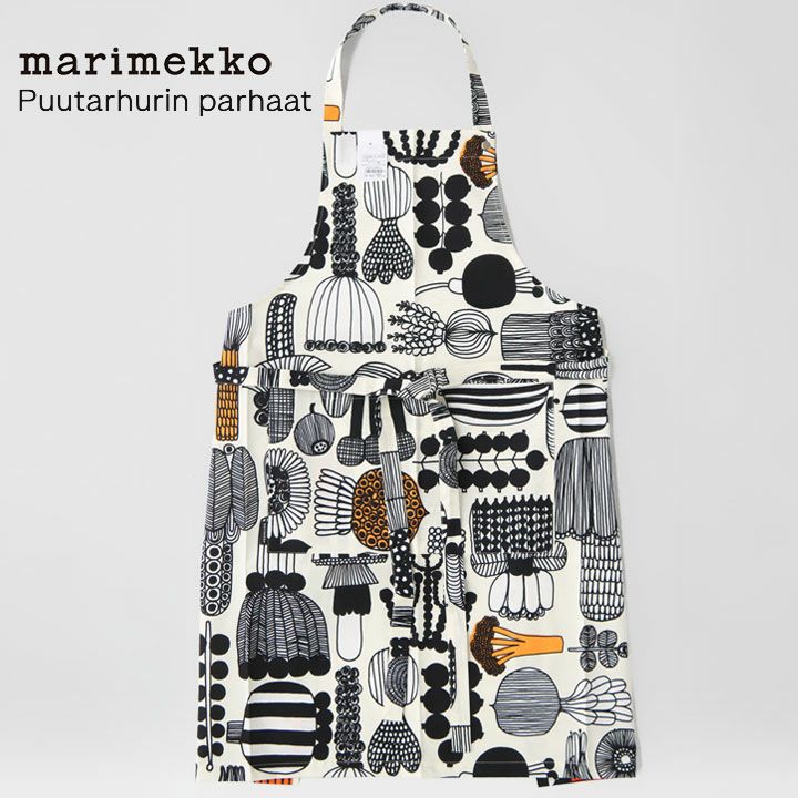 marimekko(マリメッコ) Puutarhurin Parhaat エプロン(52259-74334)の