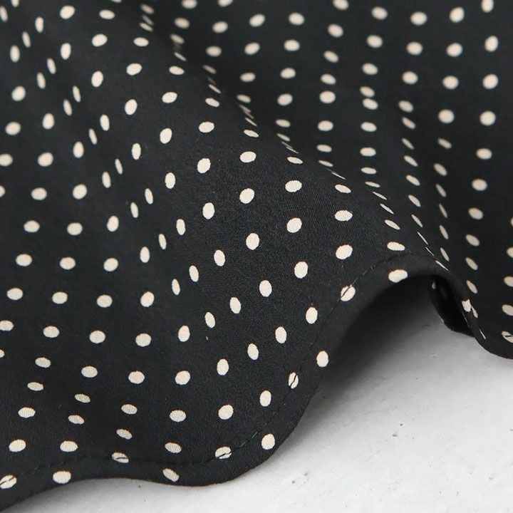 Ballsey(ボールジィ) ドットプリント Vネックマーメイドワンピース(11