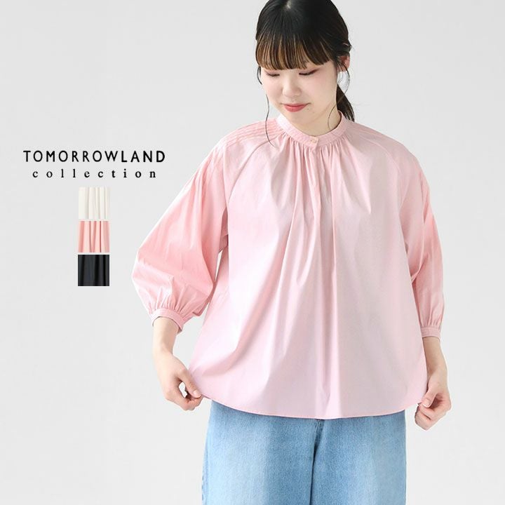 新品　　TOMORROWLAND 　長袖シャツ　リバティ　ジェニーズリボンズ　Ｌ リバティ フローラルプリント シャツ（153352006LN