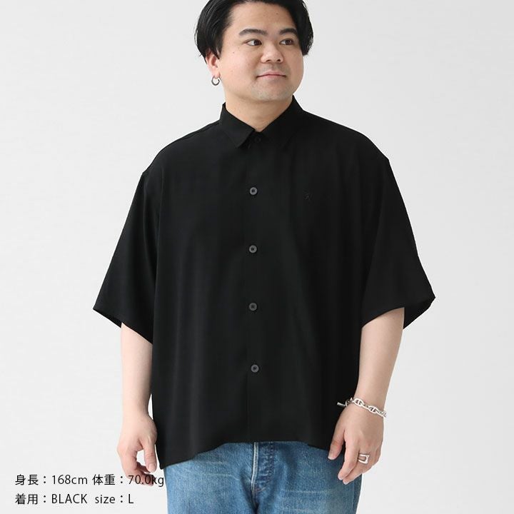 GYMPHLEX(ジムフレックス) ストレッチジョーゼット レギュラーカラー 