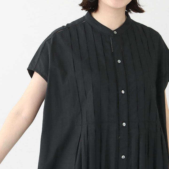 INDIA INDUSTRY(インディアインダストリー) ピンタックシャツ