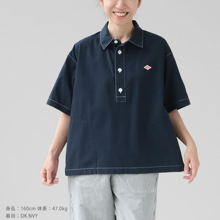 ダントン（DANTON）半袖ワークシャツ DANTON(ダントン) コットンホースクロス 半袖ワークシャツ DT-B0352HOR