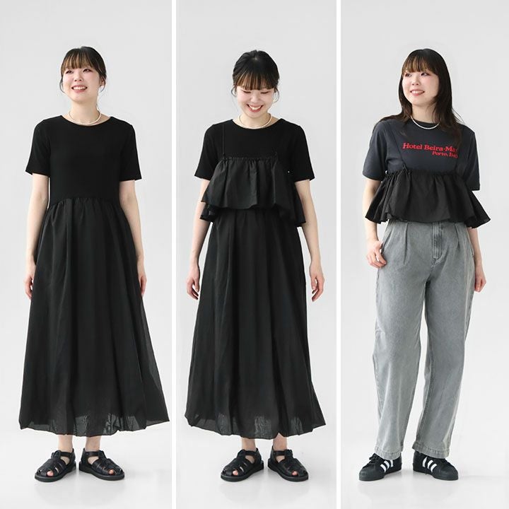 MARECHAL TERRE マルシャルテル ロングワンピース 半袖 MARECHAL TERRE(マルシャル テル) 3wayワンピース(ZMT253OP208)の通販