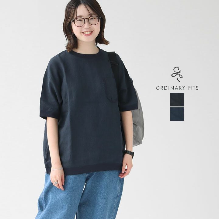 Ordinary fits(オーディナリーフィッツ) リネンプルオーバーTシャツ
