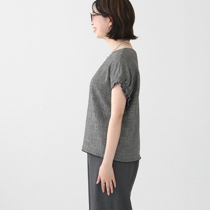 Ballsey(ボールジィ) ポリエステルレーヨンカラミ タックスリーブ