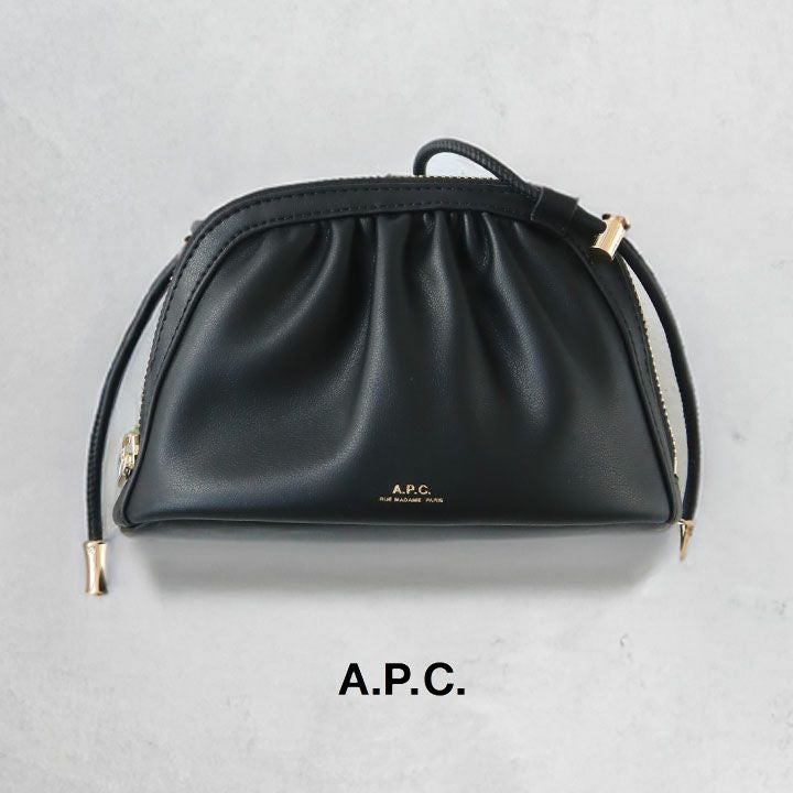 【アップル】APC BOURSE NINON ショルダーバッグ 正規品 黒 アーペーセー BOURSE NINON ショルダーバッグ ブラックの通販はau PAY