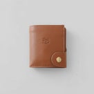 IL BISONTE二つ折りウォレットのカスターニャ色正面