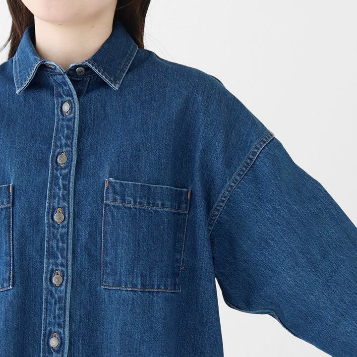 SACRA サクラ｜AUTHENTIC デニムクロップドシャツ 125513071の通販