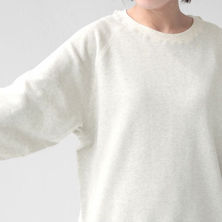 jarvi ヤルヴィ｜ラメ裏毛 ラグランスリーブスウェット JC23010GLIの