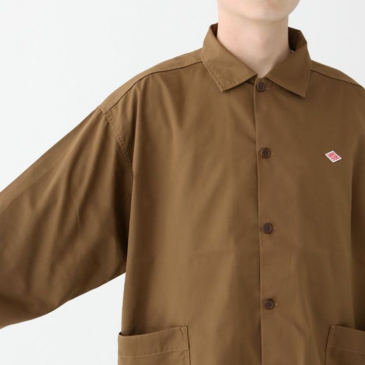 DANTON ダントン｜メンズ T/C ツイル ロングスリーブシャツ DT