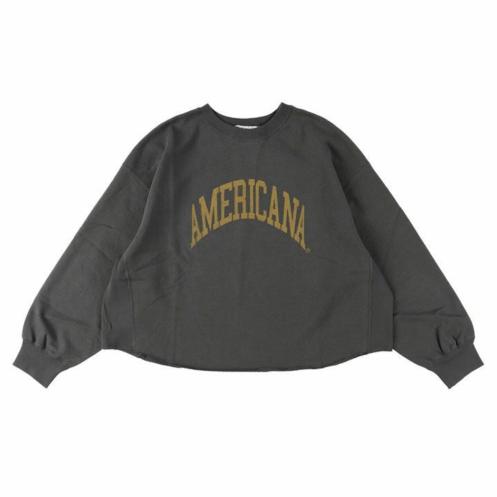 アメリカーナ AMERICANA スウェット トレーナー ロゴ 長袖 F 