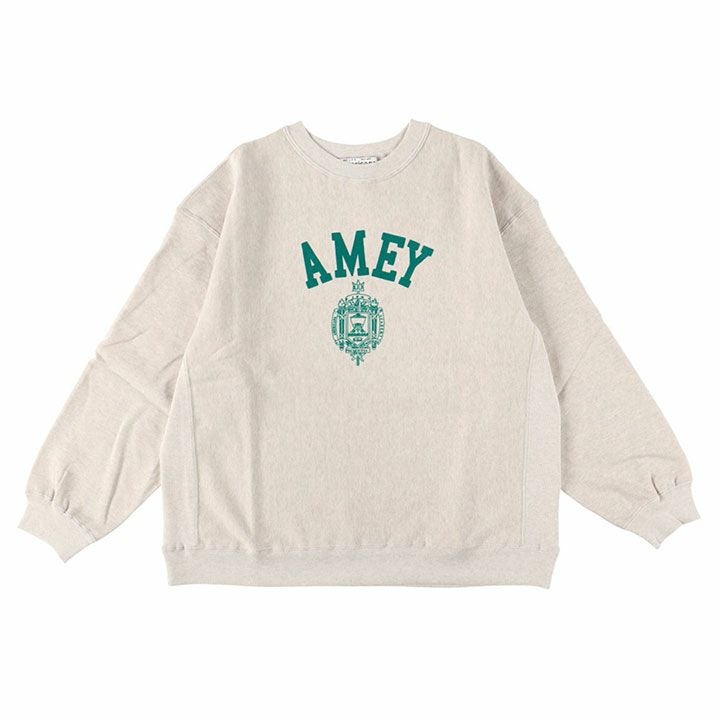 AMERICANA アメリカーナ｜14G裏毛 リバースウィーブ クルーネック