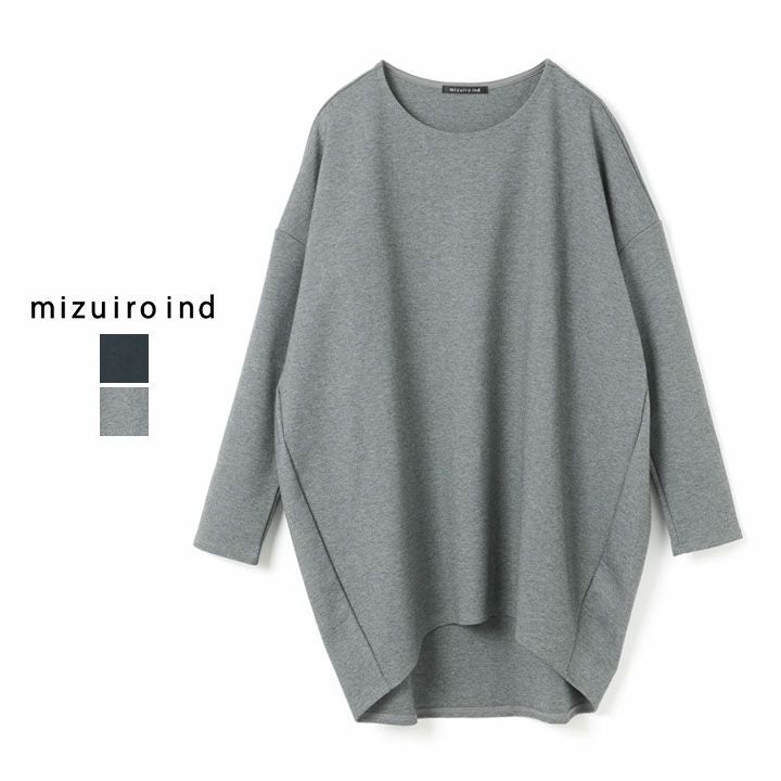 mizuiro ind ミズイロインド｜クルーネックコクーンプルオーバー 3