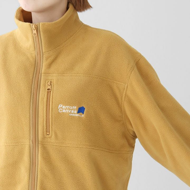PARROTT CANVAS パロットキャンバス｜フルジップフリースジャケット 