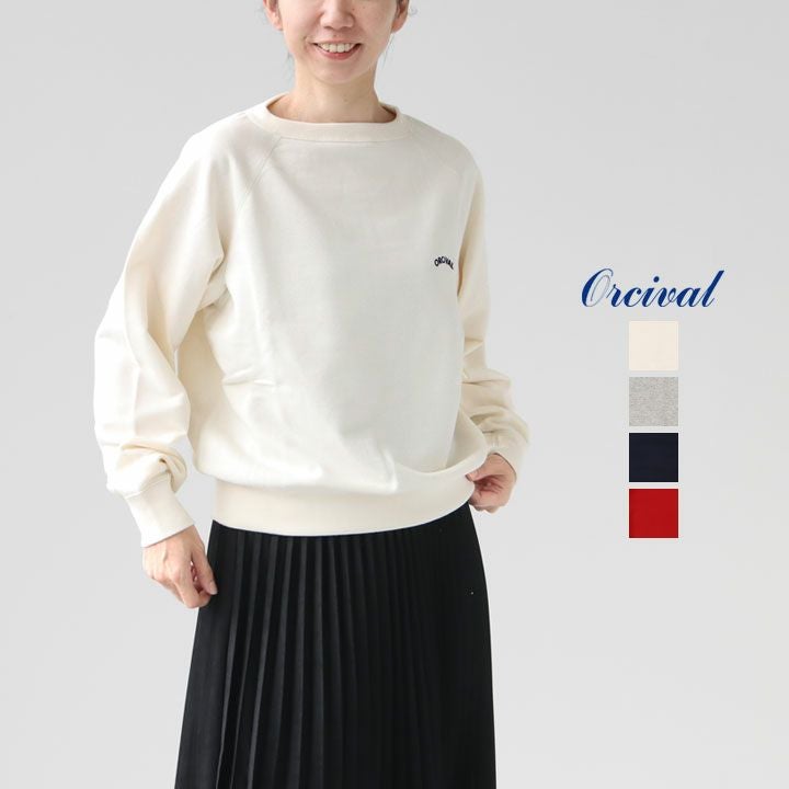 ORCIVAL オーシバル｜ライトフレンチテリー ボートネックスウェット OR