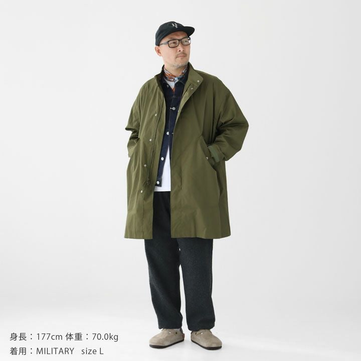 NEEDLE WORK SOONパラシュートコート　ミリタリー【size 1】 COGTHEBIGSMOKE｜ドライウォッシュ パラシュート コート “LAUREN