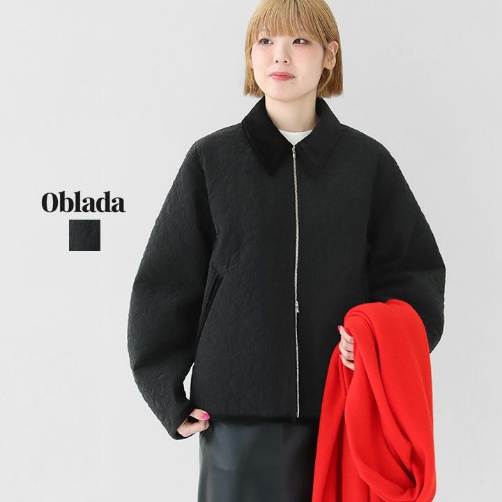 Oblada オブラダ｜FLOWER エンブロイダリーブルゾン F2510CO06の通販