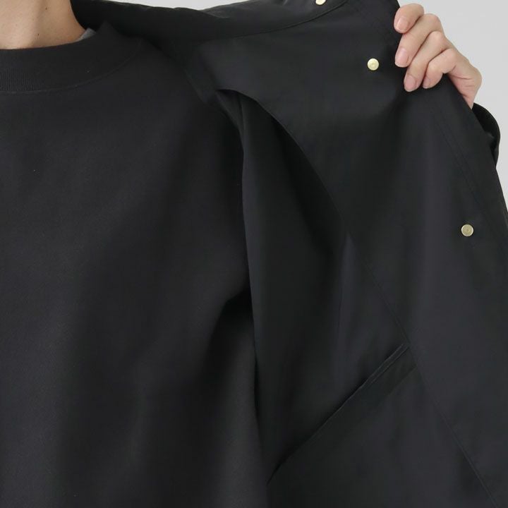 Ballsey ボールジィ｜ハイカウントタフタ フーデッドショートコート 11