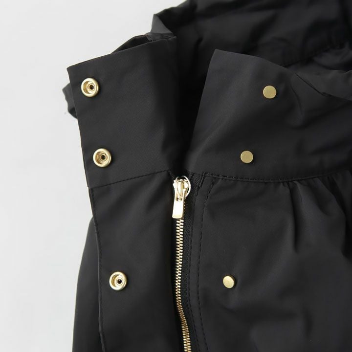Ballsey ボールジィ｜ハイカウントタフタ フーデッドショートコート 11