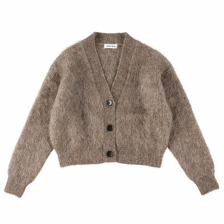 【新品未使用】SACRA 25AW モヘアカーディガン 楽天市場】【SALE！20%OFF】サクラ SACRA モヘア プラッド ジャガード