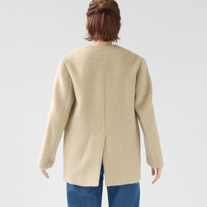 MICA & DEAL マイカ＆ディール｜シャギーノーカラージャケット