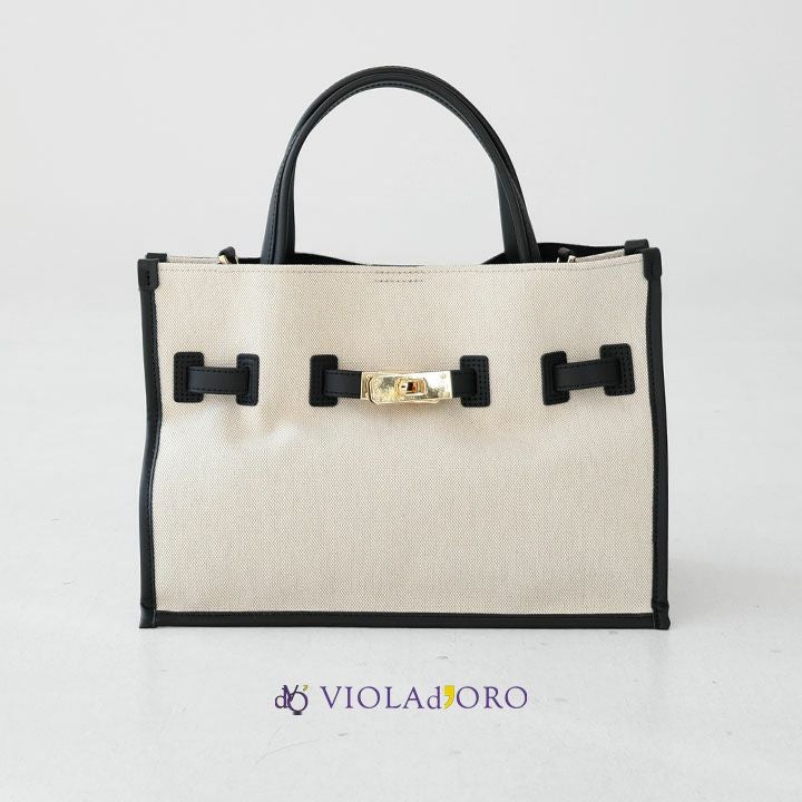 VIOLAd'ORO ヴィオラドーロ｜キャンバストートバッグ V-2287 BRUNOの