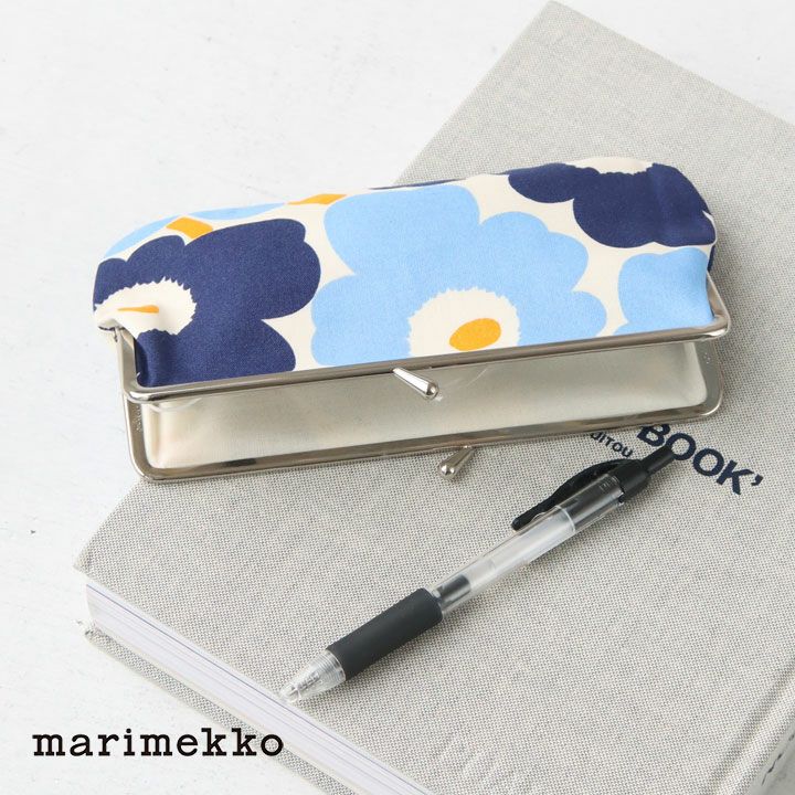 marimekko マリメッコ｜Mini Unikko Silmalasikukkaro がま口ポーチ