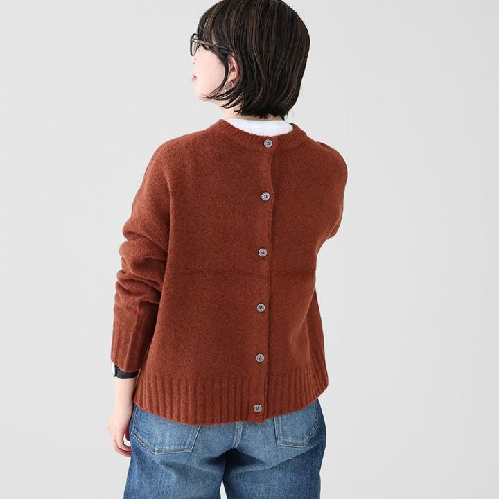 mao made マオメイド｜ヤクフィール 2WAY クルーネックプルオーバー