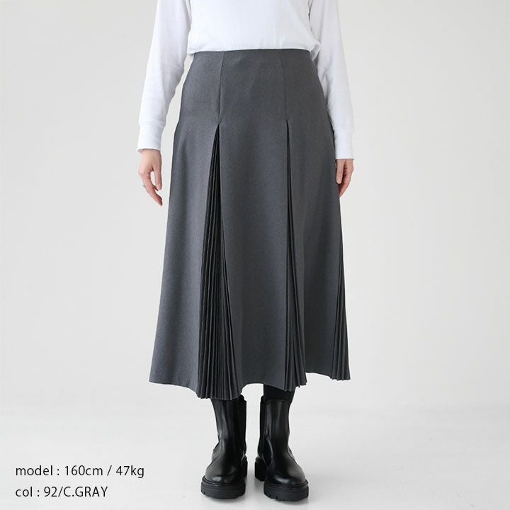 mizuiro ind ミズイロインド｜プリーツスカート 4-260057の通販｜NEWS