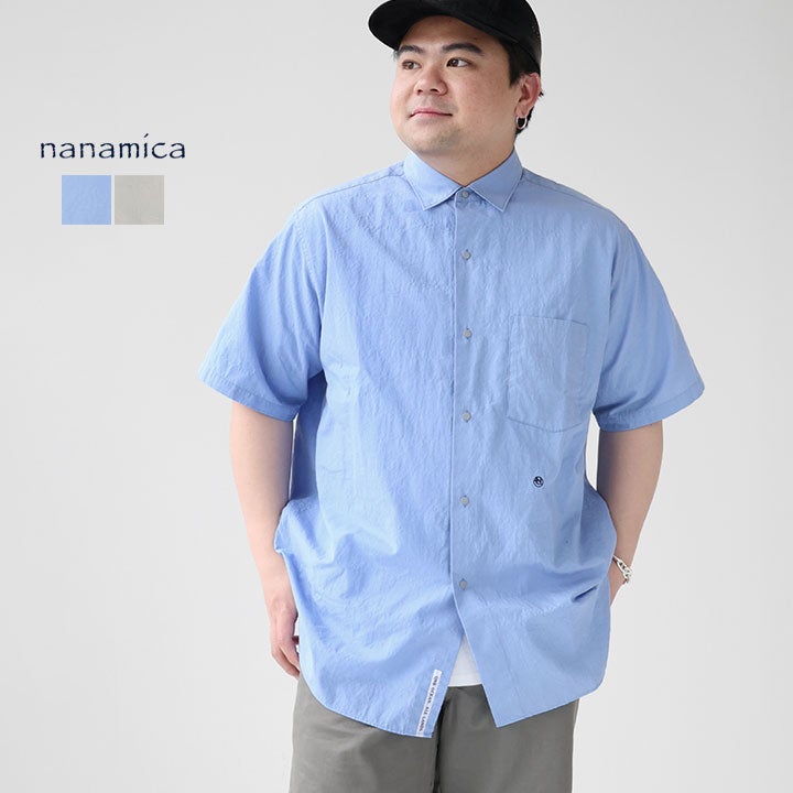 nanamica ナナミカ｜レギュラーカラー ウインドショートスリーブシャツ