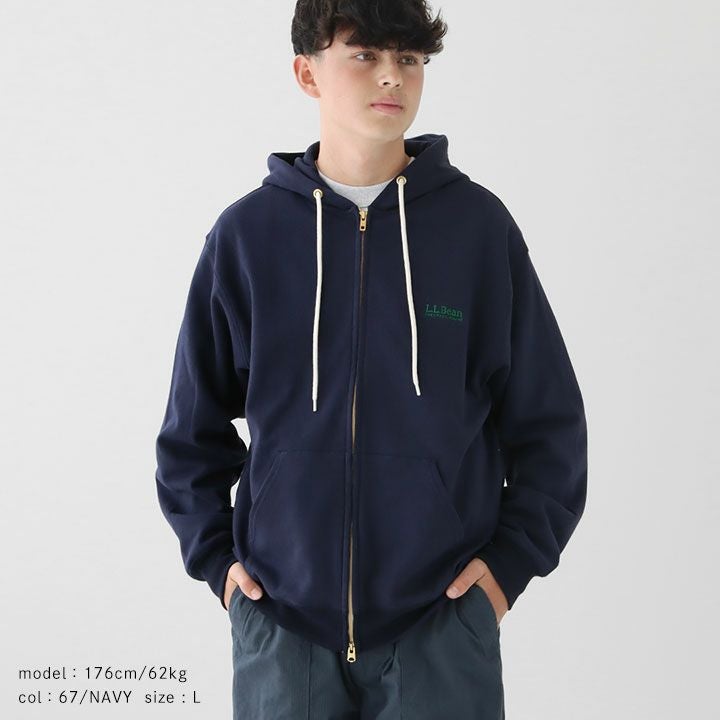 L.L.Bean エルエルビーン｜PORTAGE フルジップフード スウェット 6175