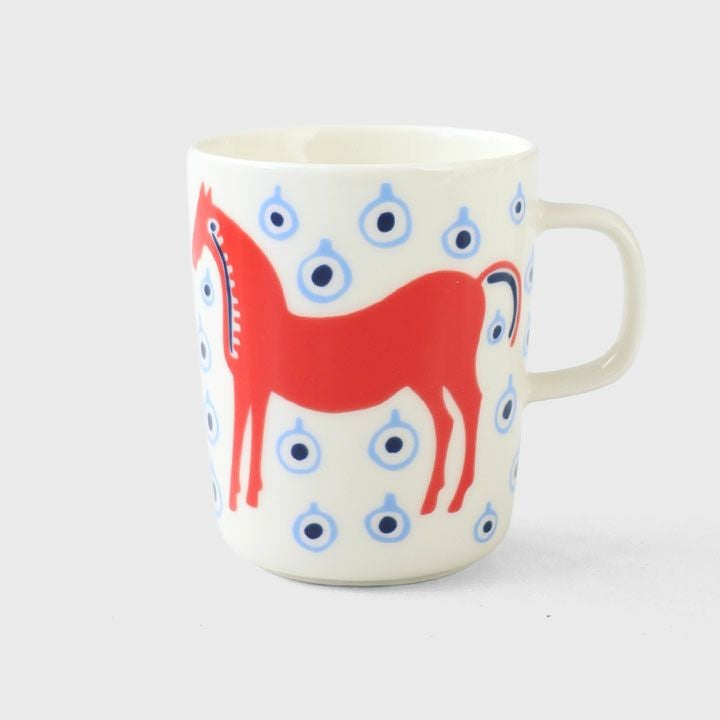 marimekko マリメッコ｜Musta Tamma マグカップ 250ml 52263-75360の