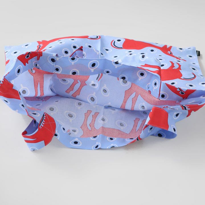 marimekko マリメッコ｜Musta Tamma トートバッグ 44×43cm 52263-75356