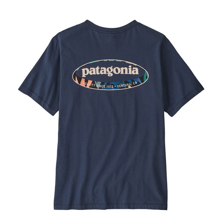 patagonia パタゴニア｜メンズ・'95 オーバル・ロゴ・Tシャツ 37847の