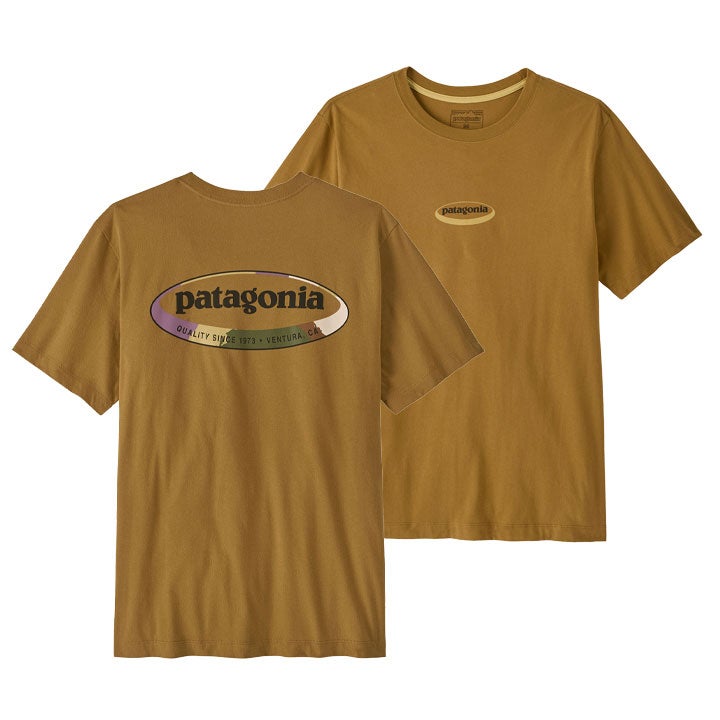 patagonia パタゴニア｜メンズ・'95 オーバル・ロゴ・Tシャツ 37847の