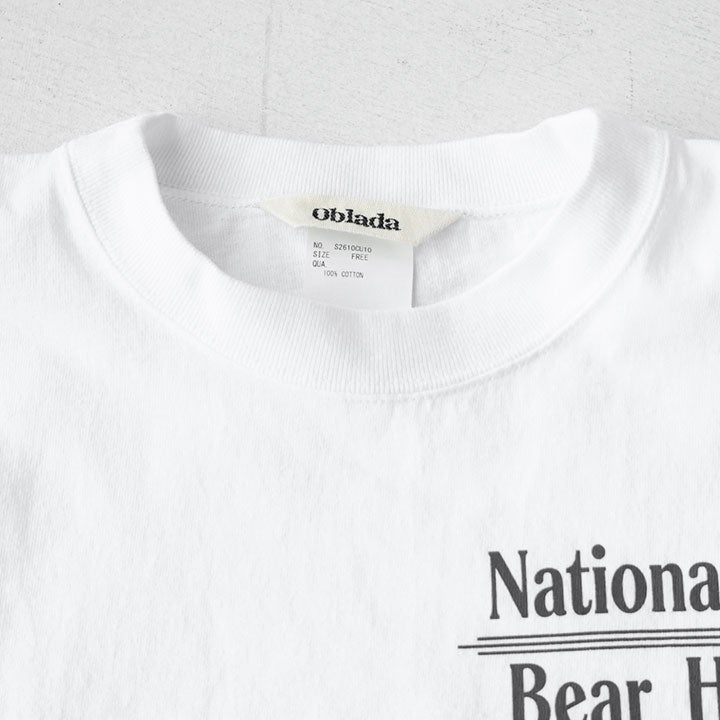 Oblada オブラダ｜BEAR ロングTシャツ S2610CU10の通販｜NEWS(ニューズ