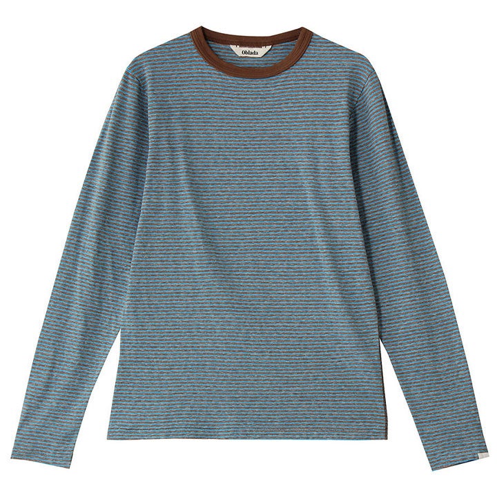 Oblada オブラダ｜マルチボーダー ロングTシャツ S2610CU16の通販