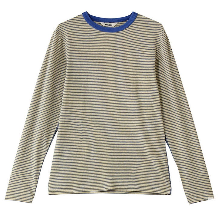 Oblada オブラダ|マルチボーダー ロングTシャツ S2610CU16の通販 Oblada オブラダ|マルチボーダー ロングTシャツ S2610CU16の通販